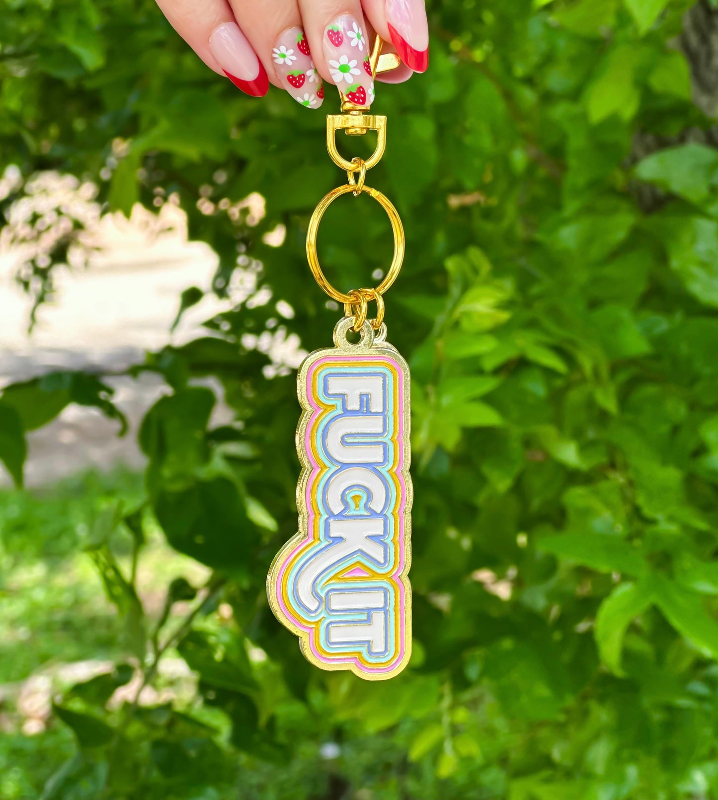 Fuck It Keychain