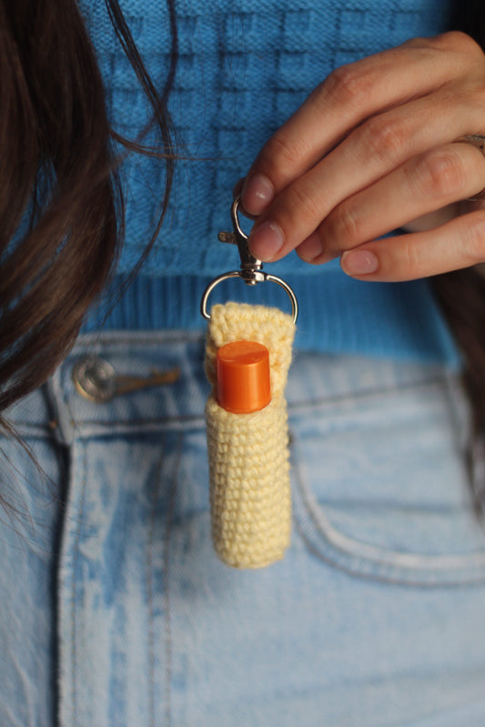 Crochet Chapstick Holder